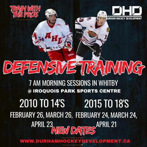 2026 Defensive Training Morning Sessions for 2015 to 2018 Birth Years
