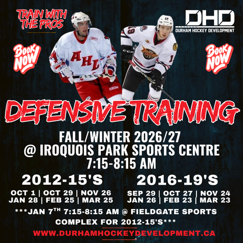 2026/27 Defensive Training Morning Sessions for 2012 to 2015 Birth Years