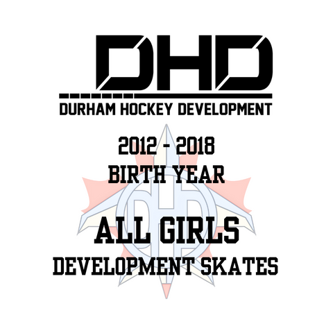 GIRLS ONLY FALL DEVELOPMENT SKATES FOR 2012 TO 2018 BIRTH YEARS